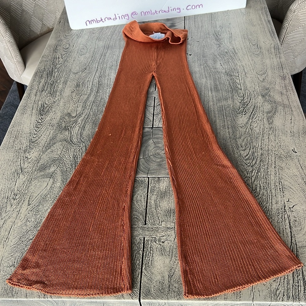 Calle Del Mar Aza Ziegler made with good vibes in USA knot flare bottom pants - Picture 3 of 16